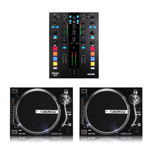 Mixars Duo Full DJ Package with Mixer and 2 refurbished Reloop RP8000 Turntables
