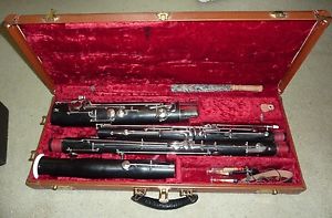 VINTAGE 1963 FOX RESONITE MDL 41 BASSOON Ser #817 IN ORIGINAL CASE