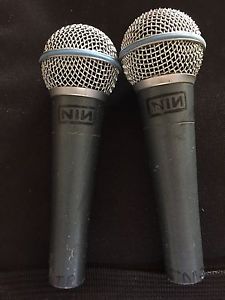 Nine Inch Nails Original Live Gear Microphones /live Mics/ Initialed
