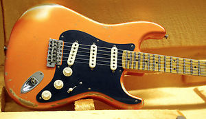 Fender 1957 Stratocaster Heavy Relic Custom Shop Candy Tangerine Handwound P/U's