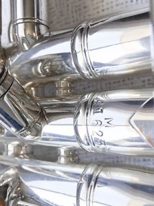 Bach Strad Bb Professional Trumpet model 38 M bore, silver plated, built 1967