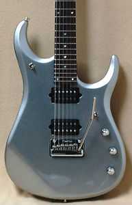 Music Man JP13 John Petrucci 6-String Electric Guitar Platinum Silver