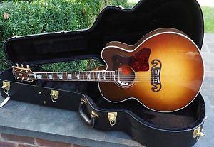2016 Ltd Gibson Montana Custom Shop SJ-200 EC Cutaway Claro Walnut  Honey *580