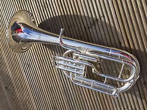 Catelinet CT12S Eb Tenor Horn-New, Unused Item,Fantastic Silver Plated Finish-