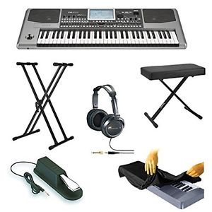 Korg PA900 61-Key Semi-Weighted Professional Arranger Keyboard with Knox