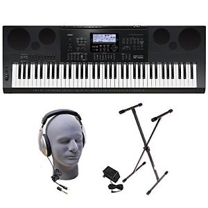 Casio Inc. WK7600 PPK 76-Key Premium Portable Keyboard Package with Headphones,