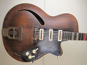ORIGINAL VINTAGE ARNOLD HOYER "SOLIST" Archtop, Jazzgitarre