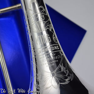 Vintage King H. N. White 2B Silver Tone Trombone Solid Player