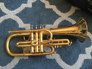 Bach Model 182 Flugelhorn In Gold Plate Built In 1980's Serial 113xxx