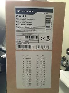 Sennheiser Wireless Microphone - Camera Receiver EK 3241-B