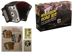 HOHNER Panther  + Upgrade Road Kit. FBE 31 button Accordion FREE  shipping