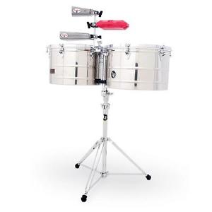 LP Tito Puente 15 & 16 Thunder Timbs - Stainless Steel - LP1516-S