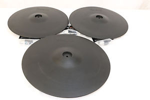 Roland THREE Cymbal Package ONE CY-15R Ride & TWO CY-14C Crash CY14C CY15R CY14