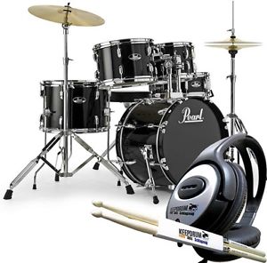 Pearl Roadshow RS585C C31 Batería + KEEPDRUM Auriculares +Baquetas