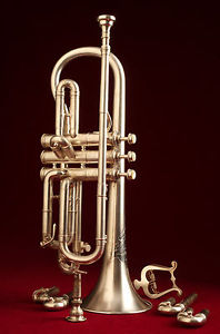 Vintage 1921 Holton Chicago Clarke Cornet - NEAR MINT Condition, LP & HP Slides