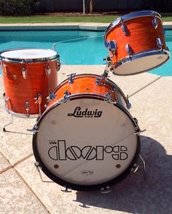 1968 Vintage Ludwig Downbeat Mod Orange FINAL AUCTION/LISTING
