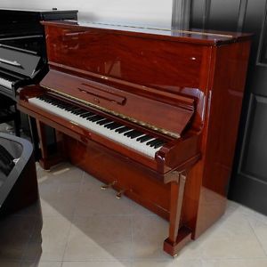 Used Steinway Model V Upright PIano in Polished Mahogany