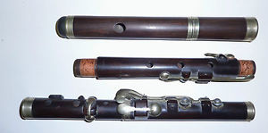 Antique English T Martin Manchester 8 Keys Flute