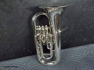 Yamaha YEP 321/321S Silver 4-Valve Euphonium Baritone  #3     Chemical Cleaned!!