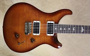 PRS Paul Reed Smith Custom 24 Violin Amber Sunburst 10 Top Guitar