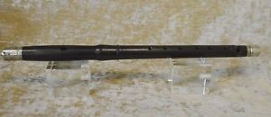 VINTAGE A. WAGMULLER OF MUNCHEN 1890 GERMAN GRENADILLA WOOD FLUTE