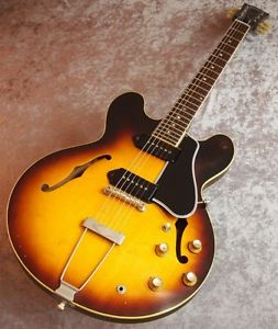 Gibson ES-330 TD Sunburst 1960 w/hard case Free shipping guitar from Jpn #E434