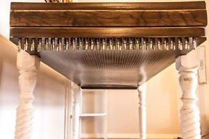 Huge 55 String PYTHAGOREAN MONOCHORD (Klangliege) Healing Vibroacoustic Table