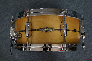 Tama Star Solid Curly Maple Snare in "Oiled Curly Maple" - 14x6" - TLCM146S-OCM