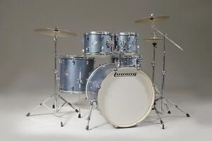 Ludwig Element Pop Acústico Kit De Batería, Azul Celeste Sparkle (NUEVO)