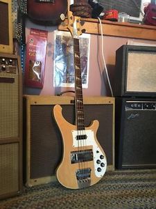Vintage 1977 ? Ibanez 4001 Lawsuit Bass Guitar w/ OHSC EXC Rickenbacker Strings!