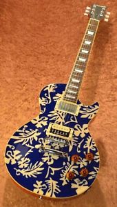 Edwards E-MA-'98 ALOHA KEN Blue w/soft case F/S guitar from Japan #E548