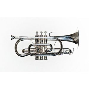 NEW RS BERKELEY ARTIST SERIES STUDENT SILVER PLATED CORNET CR614 WITH WARRANTY