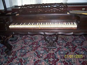 Antique Circa 1842 Haines Brothers Square Grand Piano, Serial Number 16865