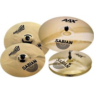Sabian *GRATISVERSAND* AAX Stage Cymbal Becken Pack Set Free Xplosion 18 Crash