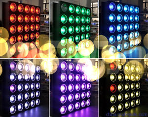 25x30W COB 3in1 LED matrix wash  light 5x5 led  panel night club  wash  light