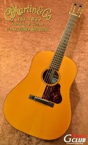 Martin Ditson Dreadnought Yellow w/hard case Free shipping guitar from Jpn #E523