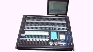 2048 CH  DMX512 Controller LCD Display pearl  Console /w flight case  for light