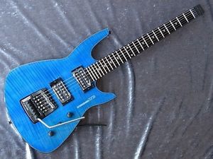 STEINBERGER ZT-3 Custom Trans Blue w/soft case F/S guitar from Japan #E524
