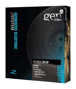 Zildjian FREE UK&EU SHIPPING Gen16 Bronze Acoustic Electric Cymbal Set G16BS2DS