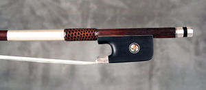 A superb certified German cello bow by Carl Heinrich Knopf, ca. 1860.