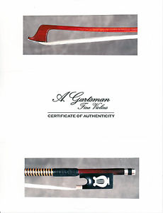 A very rare, old German certified viola bow made by C.W.Knopf ca.1830, SUPERB!