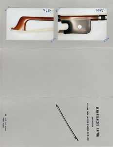 A very rare French certified cello bow by Etienne Pajeot,ca.1835, SUPERB