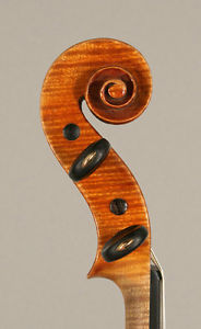 A very fine French certified violin Alberto Blanchi,1920, Sanctus Seraphin mod.