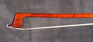 A superb French certified violin bow by Louis Gillet, ca.1950.OUTSTANDING!