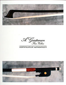 A fine French certified cello bow by Joseph Gaude,1840