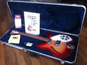 Rickenbacker 330/12, with original hardcase, year 2000.  Fireglo. Like new.