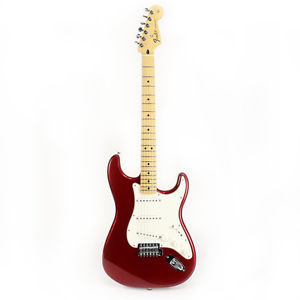 Fender Standard Stratocaster in Candy Apple Red Demo