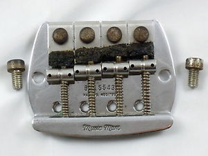 MUSIC MAN 1979 Vintage Pre-Ernie Ball Stingray Bridge, Control/Batt./Neck Plates