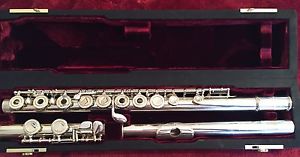 Flute. Semi Handmade Silver Buffet. Open Holes. Cost £1100. HUGE SAVINGS