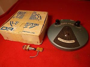 Dallas Arbiter England Fuzz Face Pedal Collector 'Hendrix' Blue BC108C 1969 70